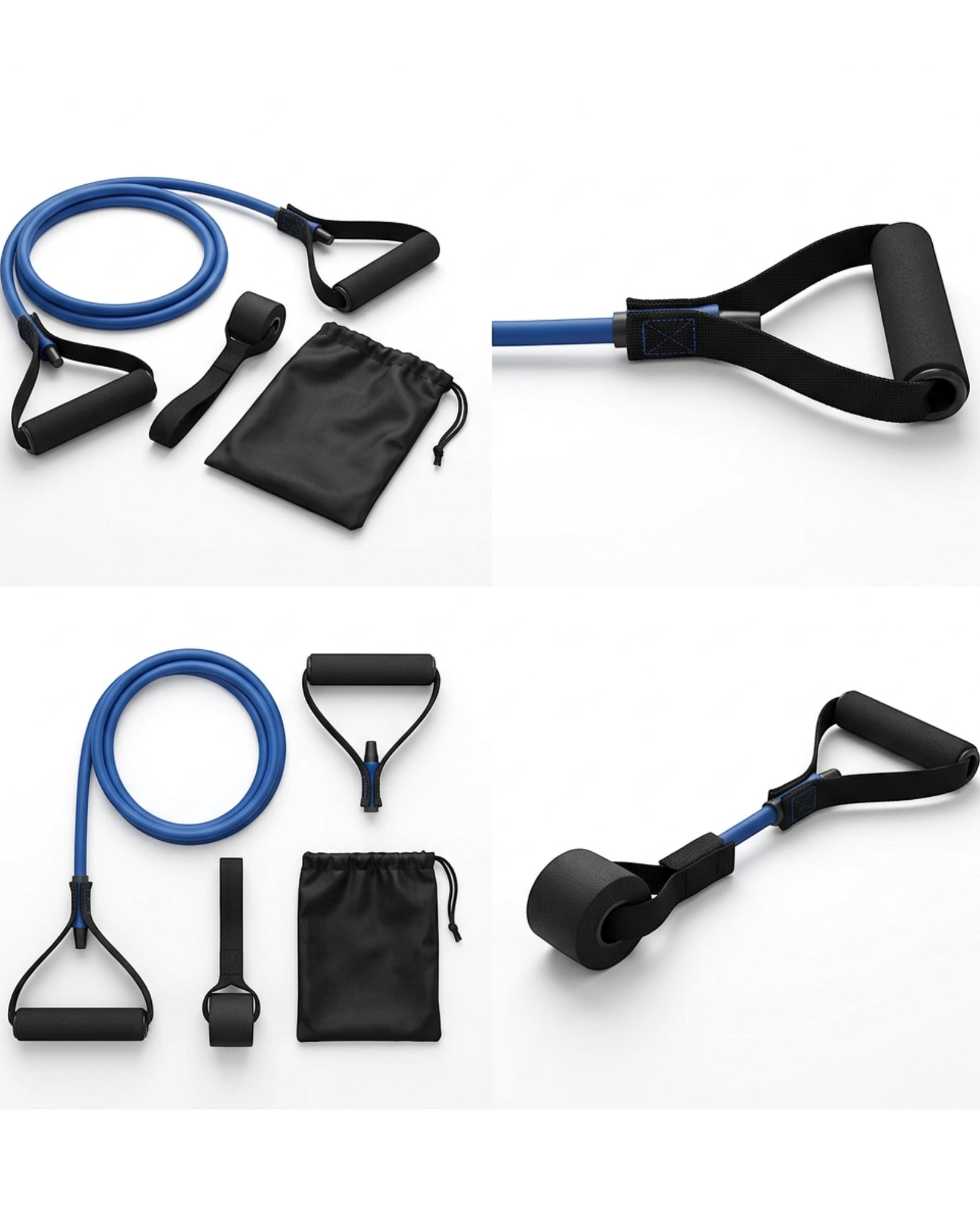 Bkwfx Door Anchor Latex Resistance Band Blue