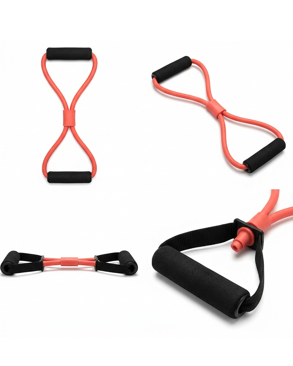 Bkwfx Figure 8 Latex Resistance Band Coral